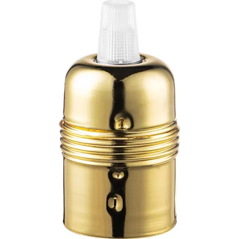 Home sweet home fitting Shine E27 - goud – afbeelding 2