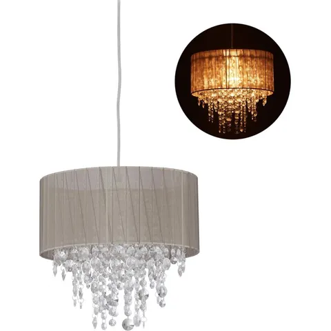Plafondlamp kristal - E27-fitting - Ø 32 cm – afbeelding 2