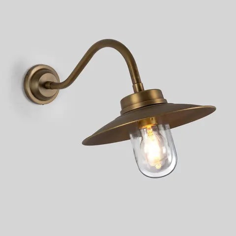 KS Verlichting Stallamp Paddock Antiek Messing – afbeelding 2
