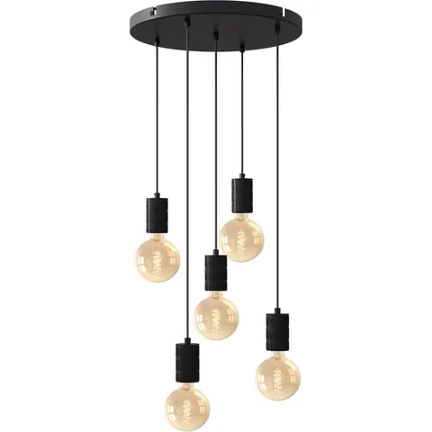 Hanglamp Calex Multi Cord Rond 5xE27 – afbeelding 2