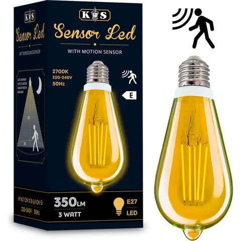 KS Verlichting Sensor LED 3W Bewegingssensor – afbeelding 2