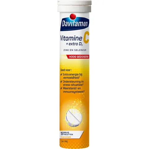 Vitamine C Davitamon extra D3 15 stuks – afbeelding 2