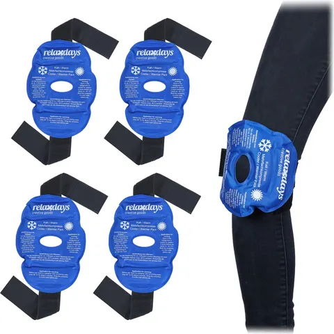 cold pack knie - set van 4 - herbruikbaar - gelpack – afbeelding 2
