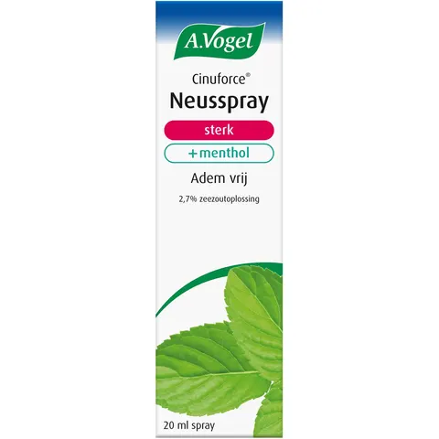 Neusspray A. Vogel Cinuforce menthol extra forte – afbeelding 2
