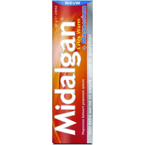 Spierbalsem Midalgan Extra Warm + Magnesium 60gr – afbeelding 2