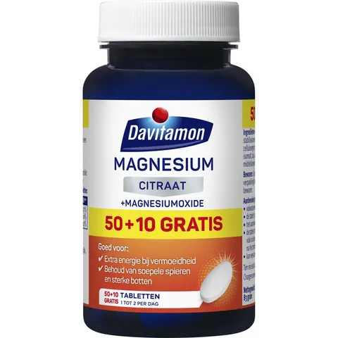 Magnesium Citraat Davitamon 60 stuks – afbeelding 2