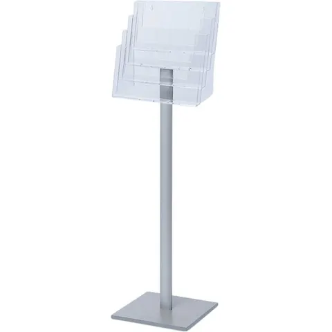 Brochurehouder Quantore standaard 4x A4 liggend – afbeelding 2