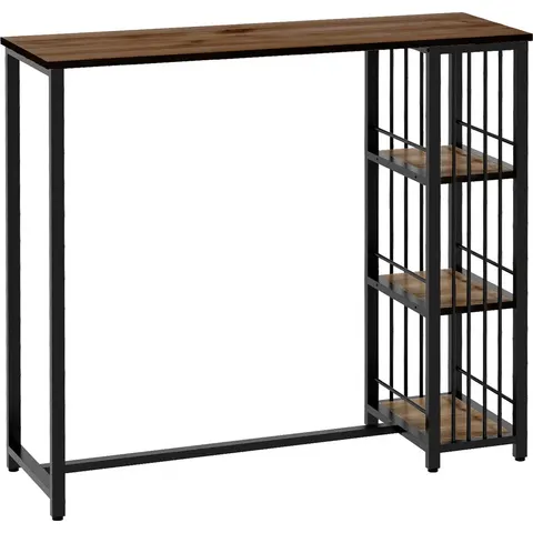 HOMCOM Bartisch mit 3 Ablagefächern 83A-017V00 – afbeelding 2