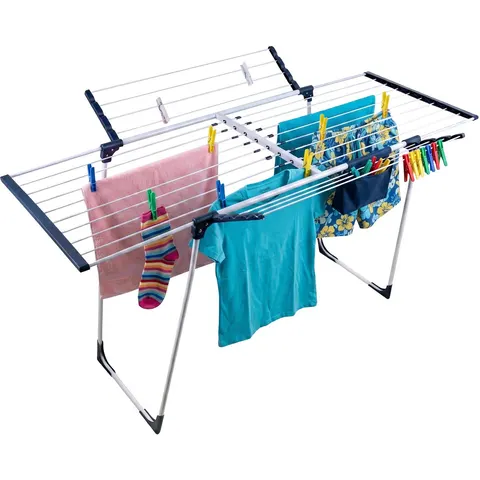Wasrek inklapbaar - uitschuifbaar - 98-161,5 cm – afbeelding 2