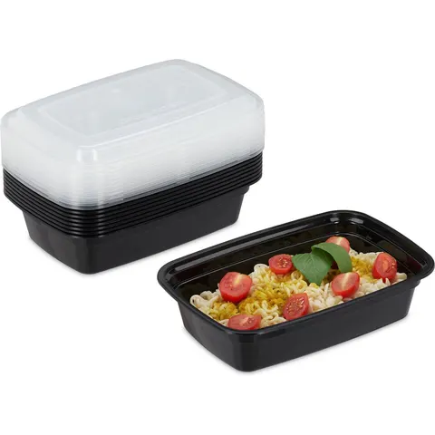 Meal prep bakjes - set van 10 - 1 liter – afbeelding 2