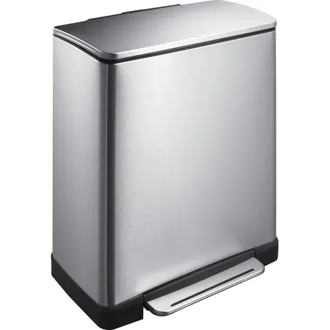 Pedaalemmer EKO E-Cube 18+28 liter rvs – afbeelding 2
