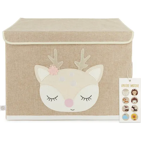 Bieco Deer Ella Stoffen Opbergbox – afbeelding 2