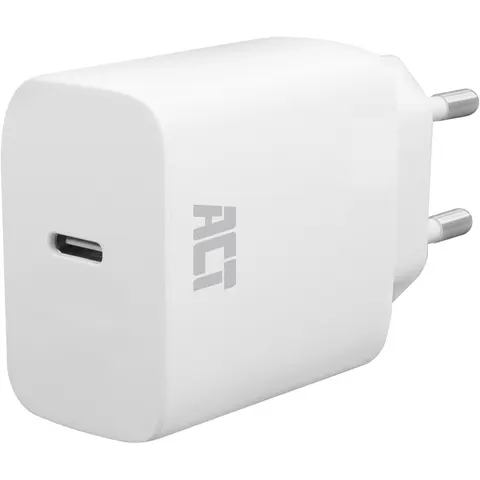 Oplader ACT 35w 1-poort usb c wit – afbeelding 2