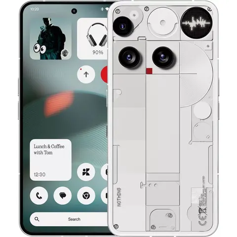 Nothing Phone (3) 16/512GB Wit – Glyph Interface & 50MP Camera – afbeelding 2