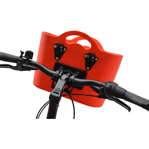 Fiets Shopper Mand Duo Rood – afbeelding 2
