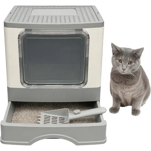 Kattenbak - met deksel - schep – afbeelding 2