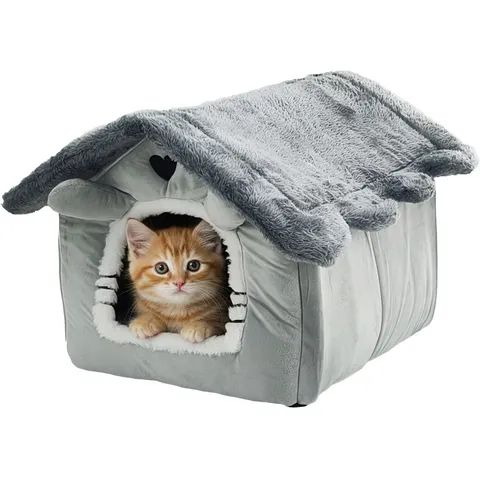 Kattenbed - met uitneembaar kussen – afbeelding 2