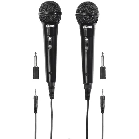 Thomson M135D Zwart Karaokemicrofoon – afbeelding 2