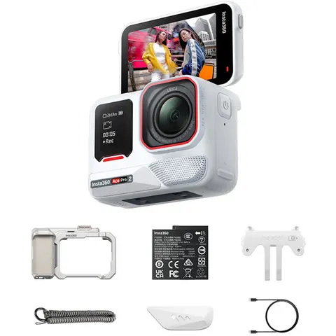 Insta360 Ace Pro 2 - Arctic White - Xplorer Bundle - Moonlight Silver – afbeelding 2
