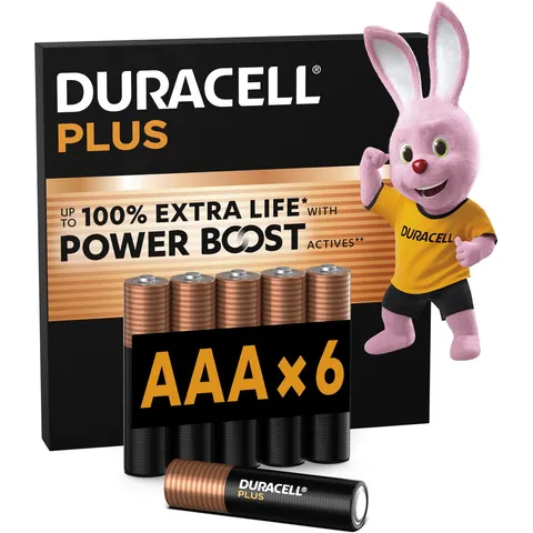 Batterij Duracell Plus Powerboost 6x AAA – afbeelding 2
