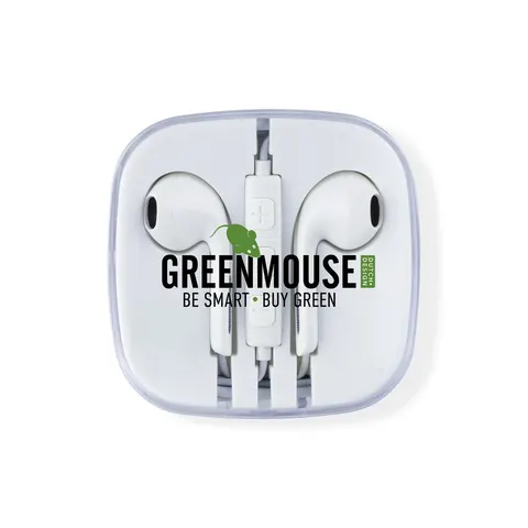 Oortelefoon Green Mouse met 3.5mm jack aansluiting – afbeelding 2