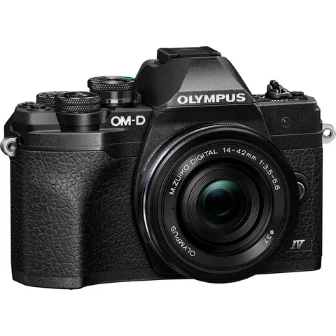 Olympus OM-D E-M10 Mark IV Pannenkoekset Micro Vier Derde zwart – afbeelding 2