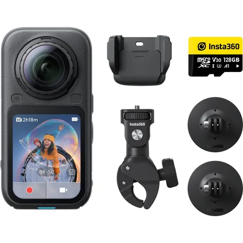 Insta 360 - X6 Motorcycle Bundle - Actioncam - Videocamera – afbeelding 2