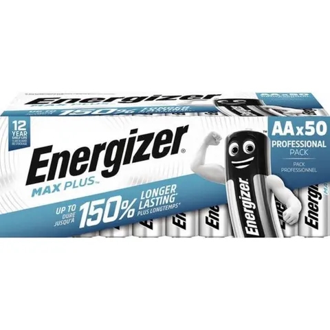 Batterij Energizer Max Plus 50xAA alkaline – afbeelding 2