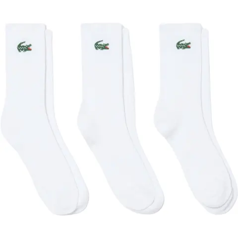 Lacoste Chaussette X3 Crew Logo Wit Dames 43/46 – afbeelding 2