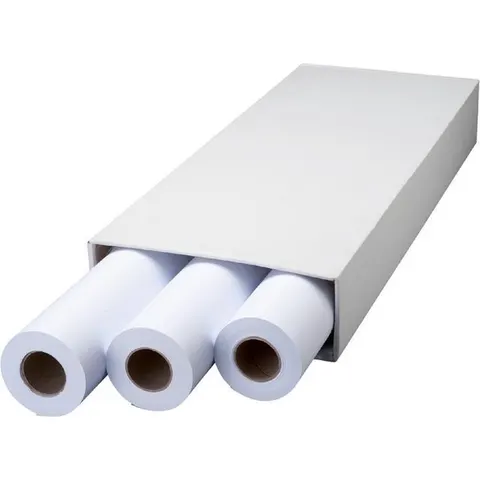 Inkjetpapier Quantore Plot 610mmx50m 75gr 3 rollen – afbeelding 2