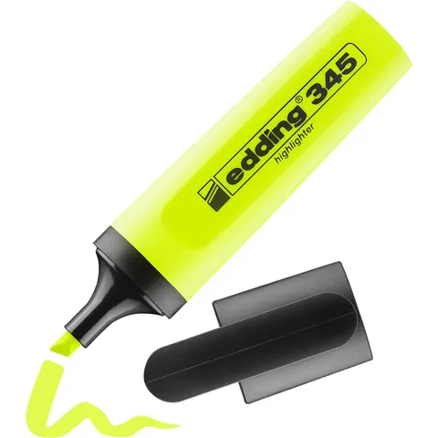 Edding 345 markeerstift - geel – afbeelding 2