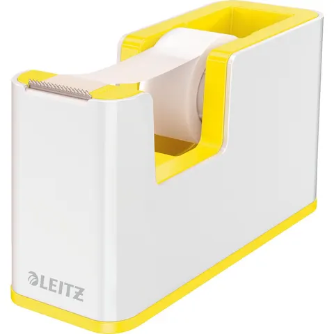 Plakbandhouder Leitz WOW wit/geel – afbeelding 2