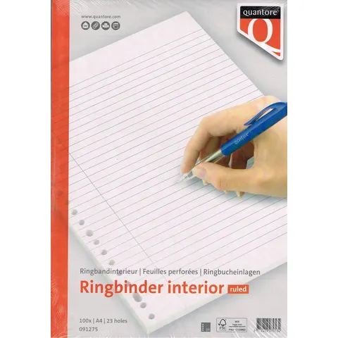 Interieur Quantore A4 23-gaats lijn 100vel – afbeelding 2