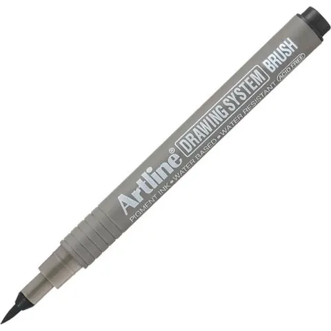 Fineliner Artline technisch brush zwart – afbeelding 2