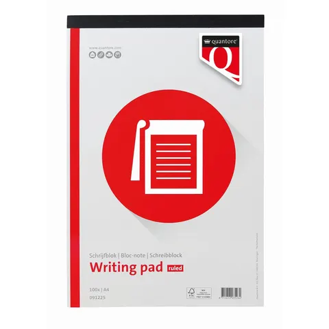 Schrijfblok Quantore A4 gelinieerd – afbeelding 2