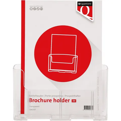 Folderhouder Quantore A4 transparant – afbeelding 2