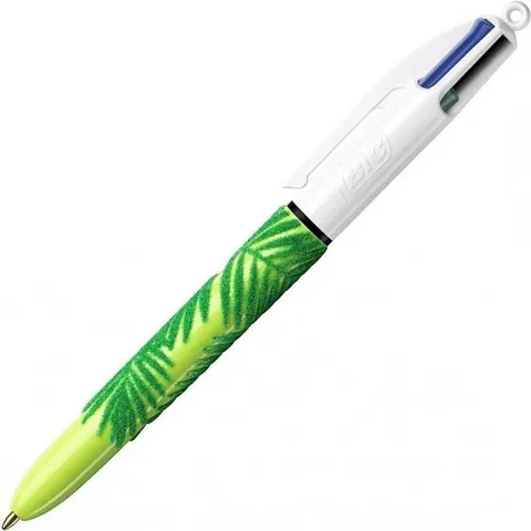 Balpen Bic 4kleuren velours medium assorti – afbeelding 2