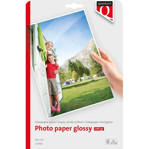 Fotopapier Quantore A4 glans 50 vel 195gr – afbeelding 2