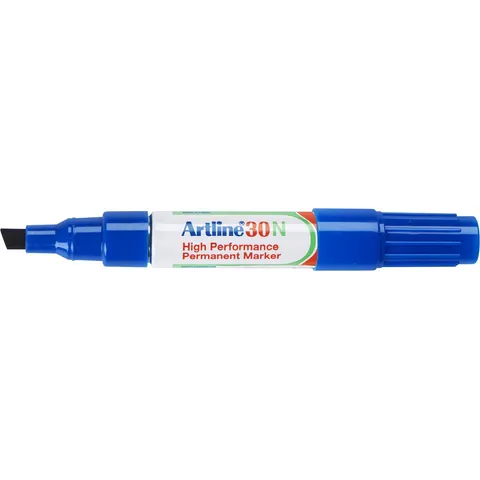 Viltstift Artline 30 schuin 2-5mm blauw – afbeelding 2