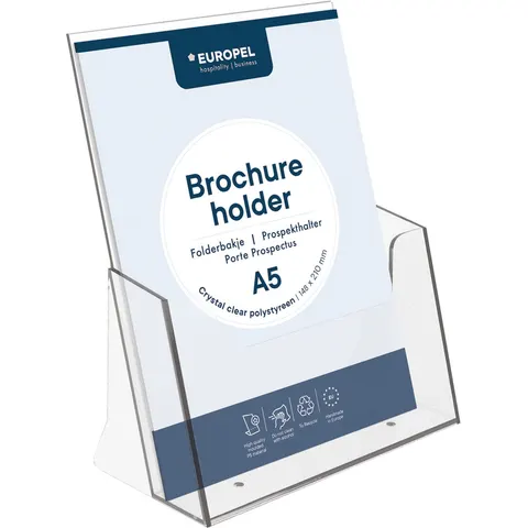 Folderhouder Europel A5 transparant – afbeelding 2