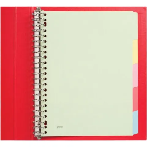 Tabbladen Qbasic 23-gaats 5-delig assorti karton – afbeelding 2
