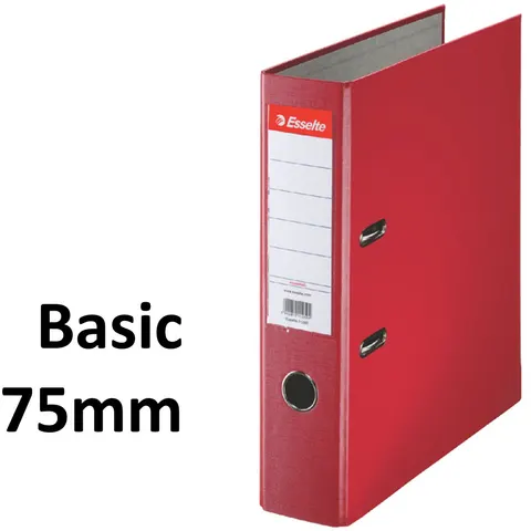 Ordner Esselte Essentials 75mm PP A4 rood – afbeelding 2