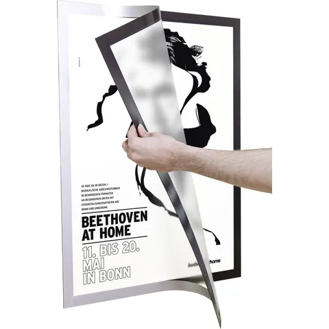Duraframe Durable poster A2 zilvergrijs – afbeelding 2