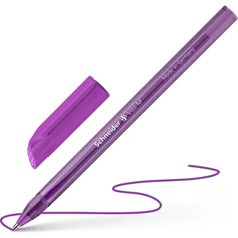 Balpen Schneider Vizz medium paars – afbeelding 2
