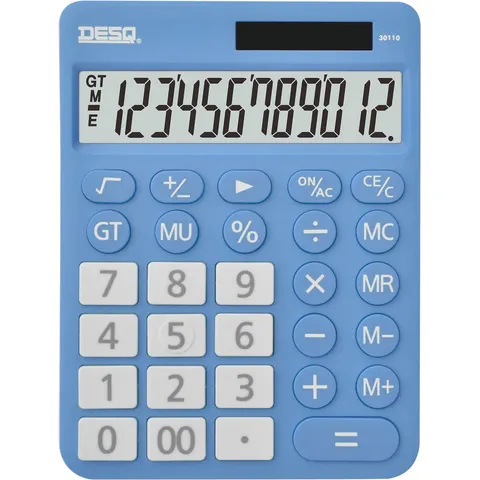 Rekenmachine Desq Compact sky blue – afbeelding 2