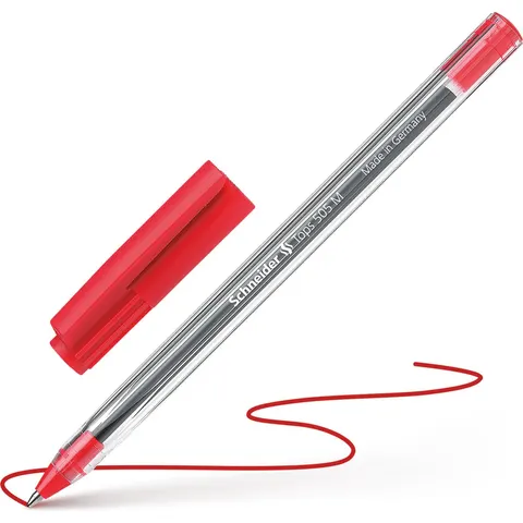 Balpen Schneider Tops 505 medium rood – afbeelding 2