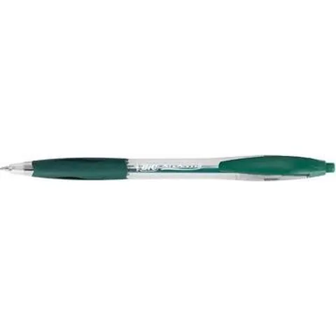 Balpen Bic Atlantis classic grip clic medium groen – afbeelding 2