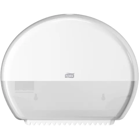 Toiletpapierdispenser Tork T2 Elevation jumbo klein wit 555000 – afbeelding 2