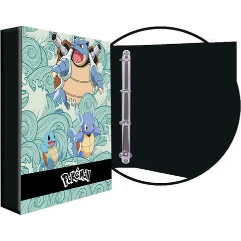 Pokemon - Squirtle Wartotle Blastoise Evolution - A4 Ringband Multomap - 4-rings – afbeelding 2