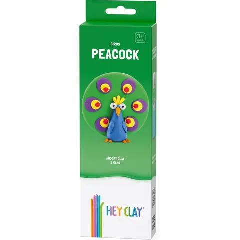 Hey Clay | Birds - Peacock – afbeelding 2